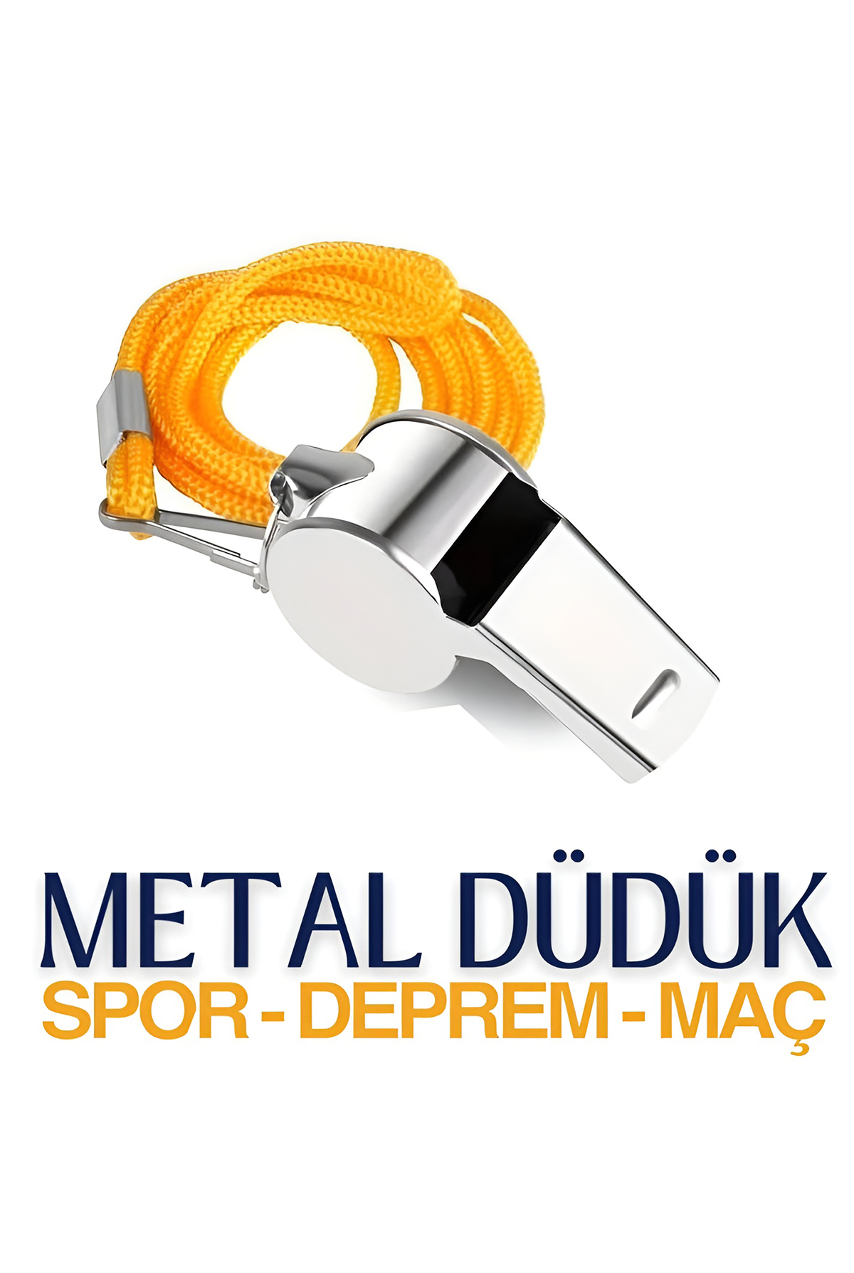 ModaCar Metal Spor ve Deprem Düdüğü Sigefriedo Design 