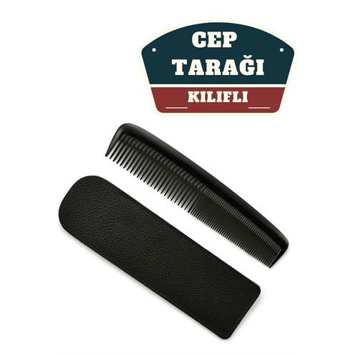 ModaCar Rodeo Kılıflı Karbon Cep Tarağı 