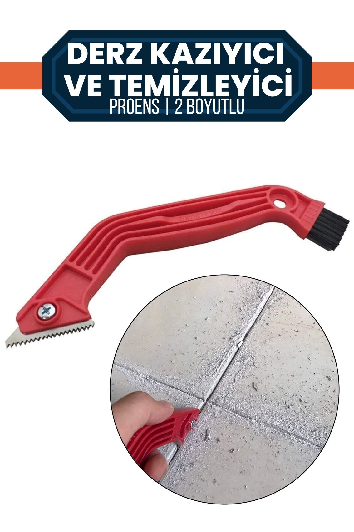 Proens 2 Boyutlu Derz Kazıyıcı ve Temizleyici