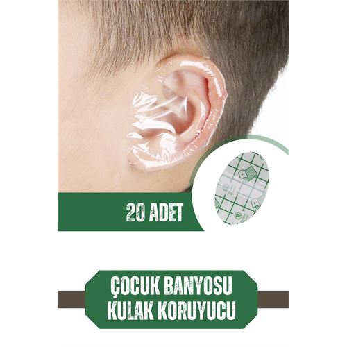 ModaCar Çocuk Banyo Kulak Koruyucu Su Geçirmez 20 Adet 