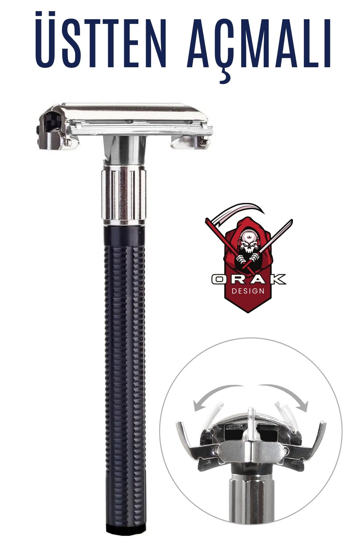 Manuel Tıraş Makinesi 2 Taraflı Orak Design