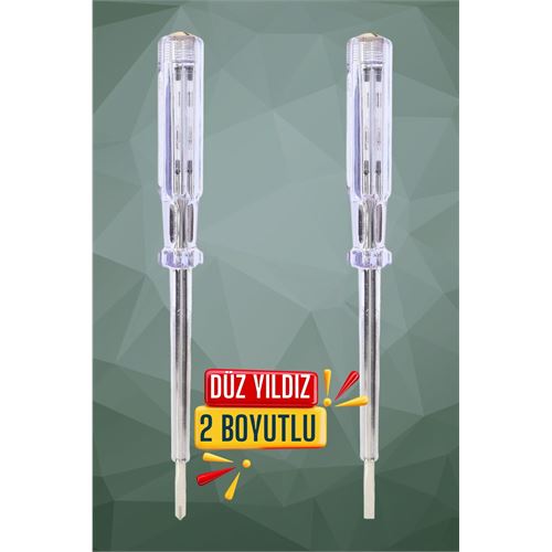 ModaCar Düz Yıldız Uç Kontrol Kalemi Seti 