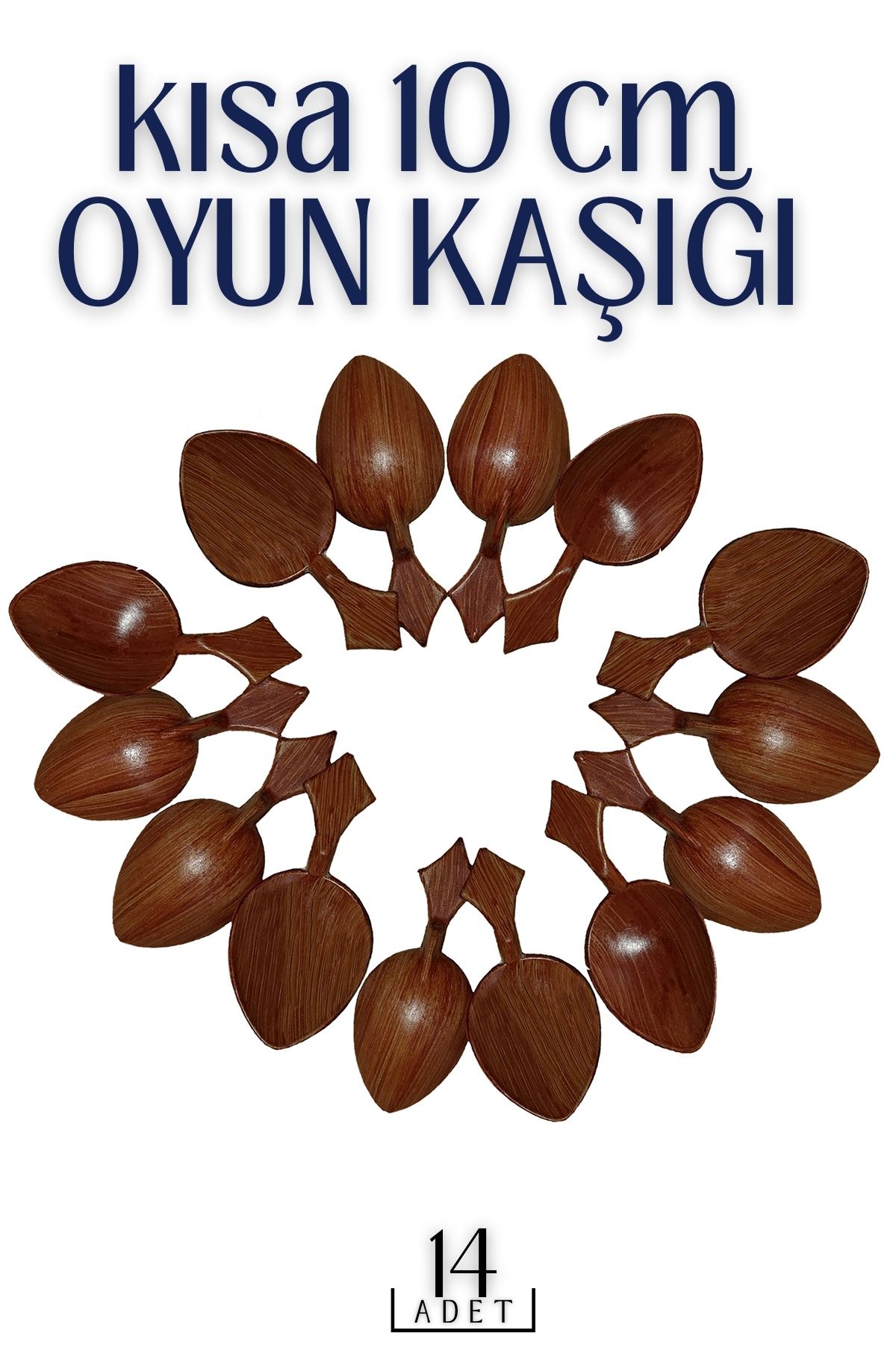 Kısa Oyun Kaşığı 14 ADET 