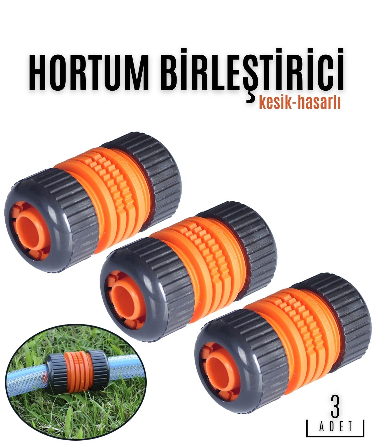 ModaCar Hortum Birleştirici Aparat 3 ADET 