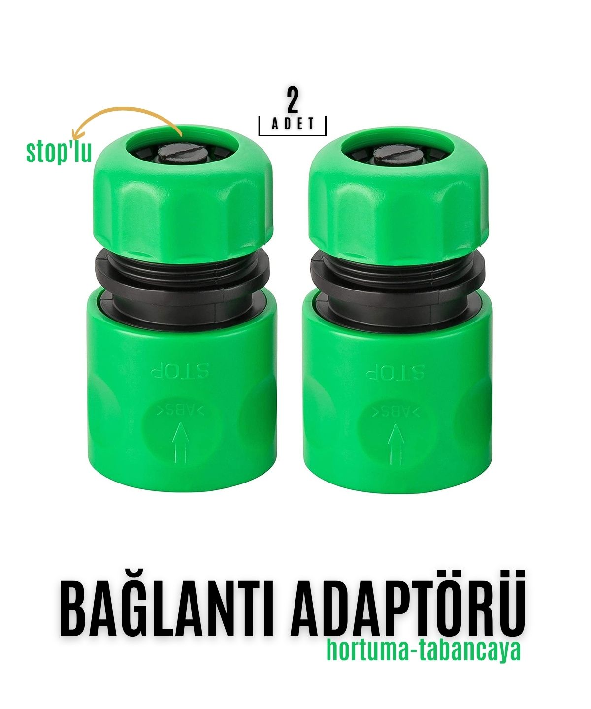 ModaCar STOP'LU Tabanca ve Musluk Bağlantı Adaptörü 2 ADET