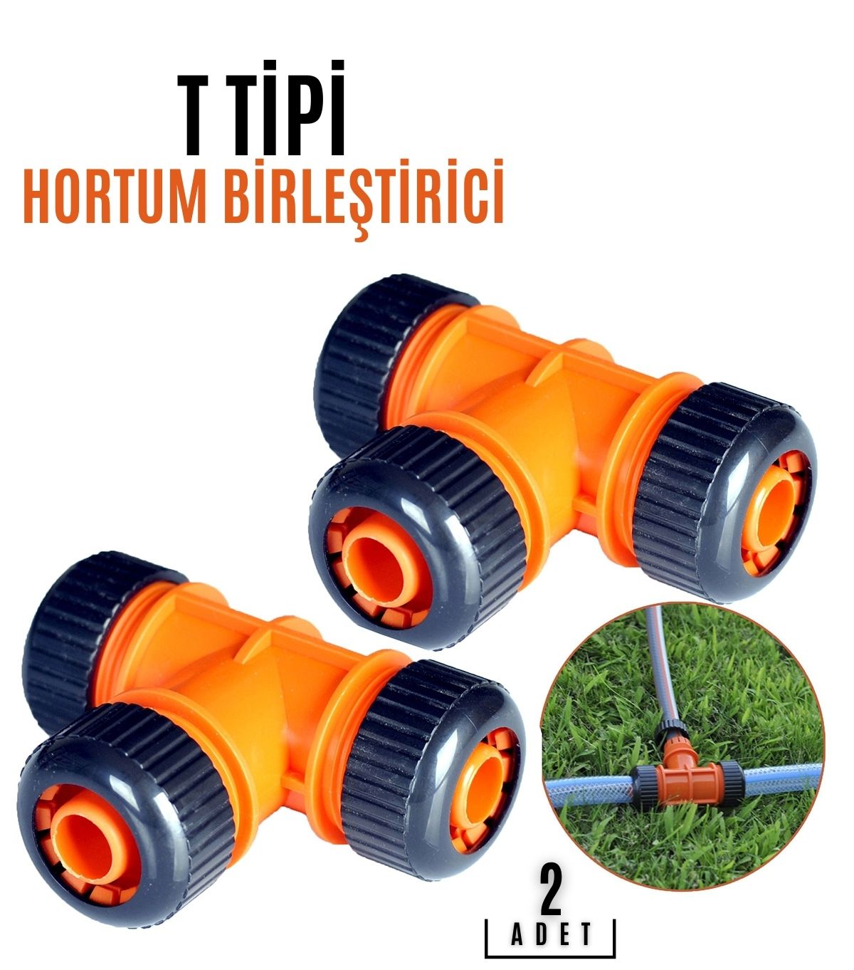 ModaCar ModaCar T TİPİ Hortum Birleştirici Aparat 2 ADET 