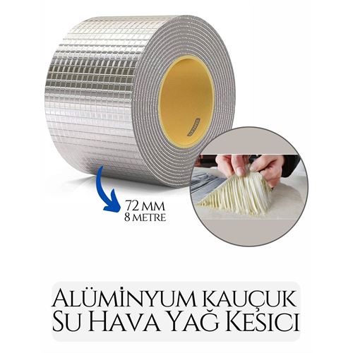 ModaCar 72 mm Su Hava Yağ Kesici İzolasyon Bandı 8 Metre 