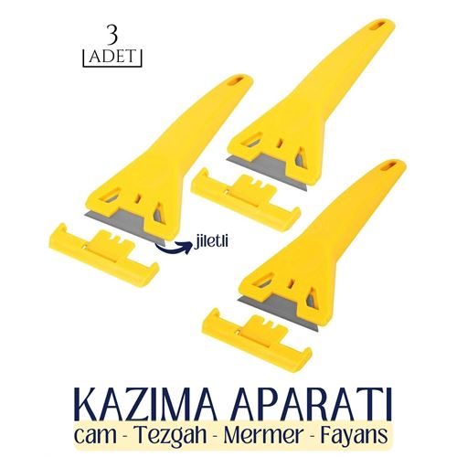 ModaCar Tezgah Mermer Fayans Harç Kazıma Jileti 