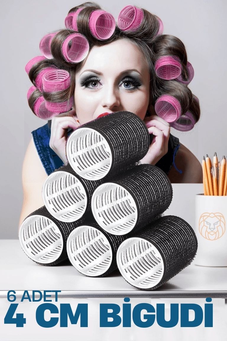 4 Cm Bigudi 6 lı Paket 