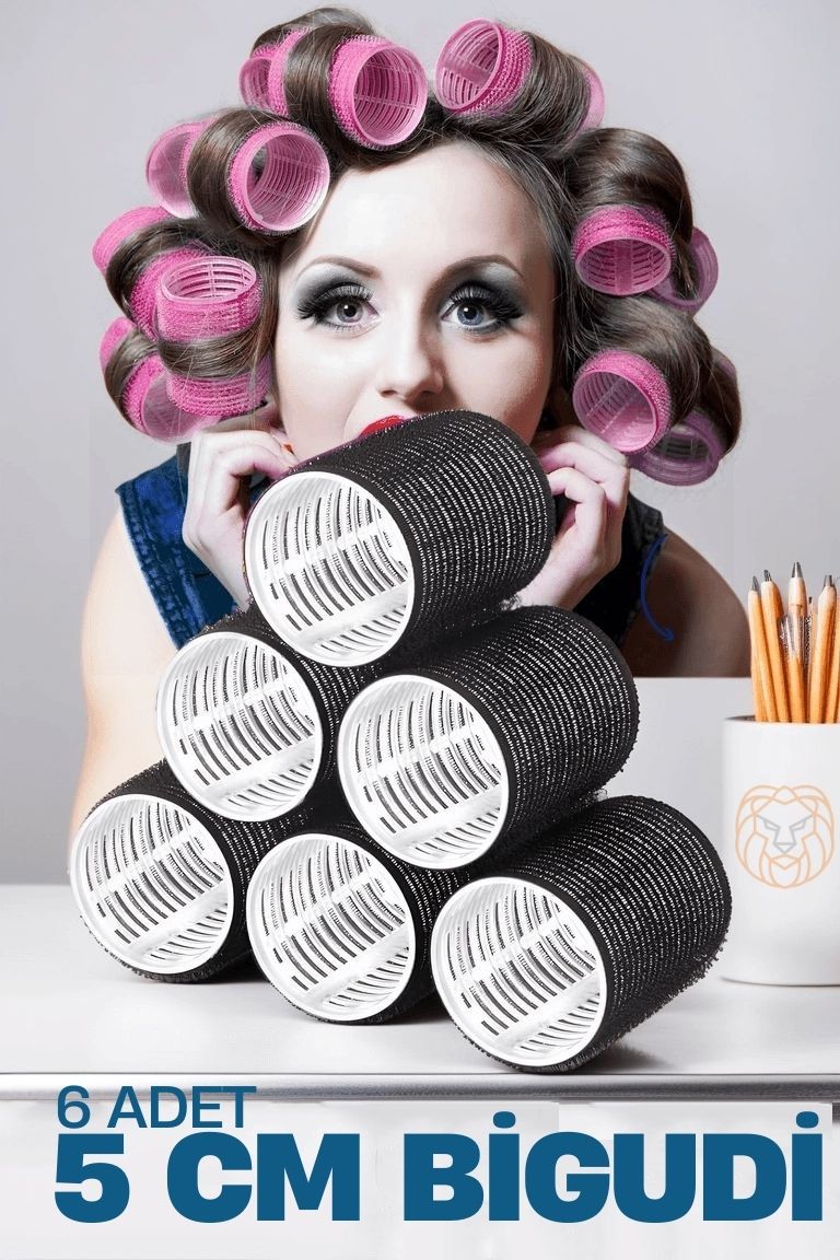 5 Cm Bigudi 6 li Paket 
