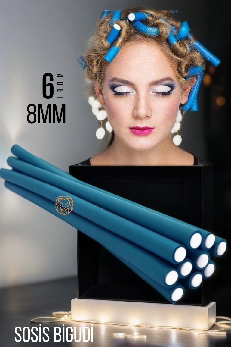 8 mm Sosis Latex Bigudi 6 lı Paket