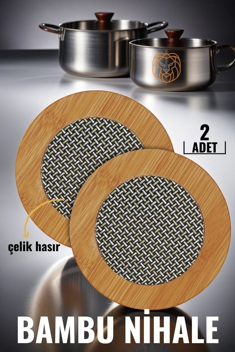 2 li Bambu Çelik Telli Nihale Falper Design 