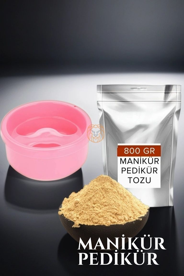 Manikür Tası ve Tozu Set 800 Gr 