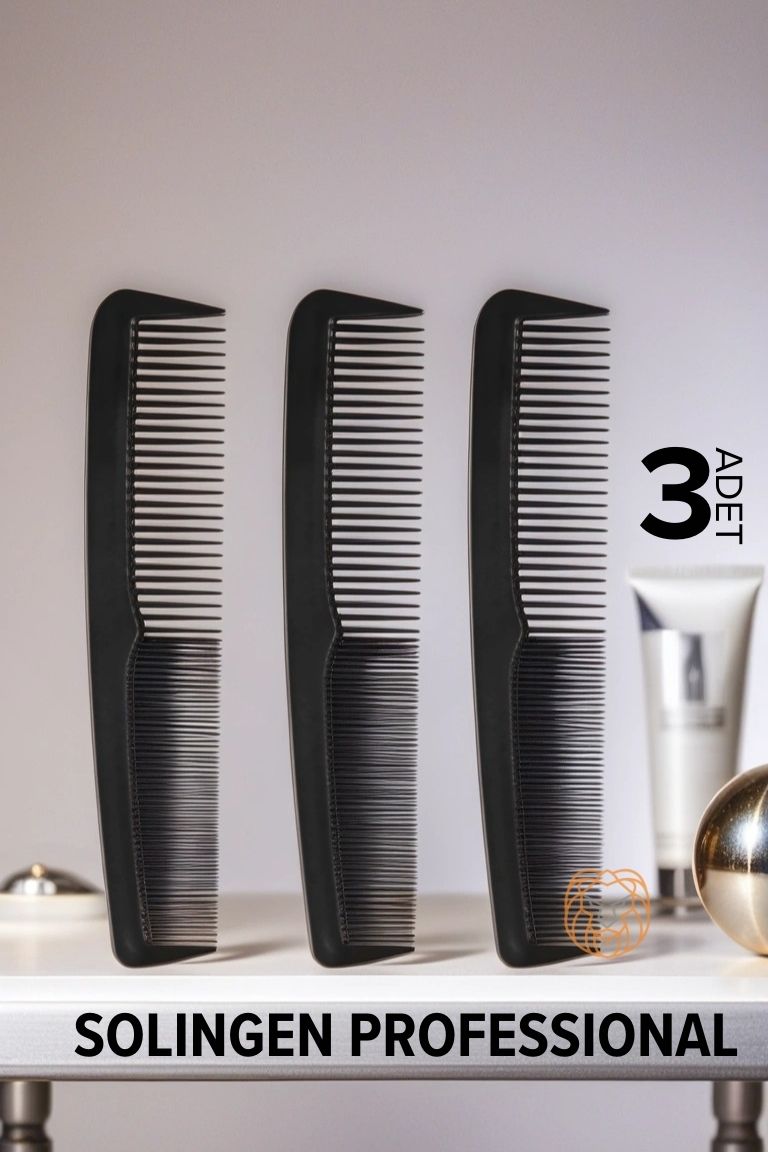 Erkek Cep Tarağı 12 Cm 3 ADET Solingen ProfessionaL