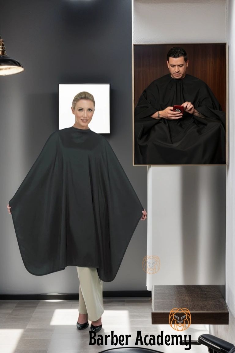 ModaCar Saç Kesim Önlüğü Unisex SİYAH 