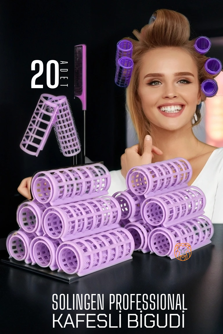 Kafes Gece Bigudisi 2.5 cm 20 Adet Solingen Professional 