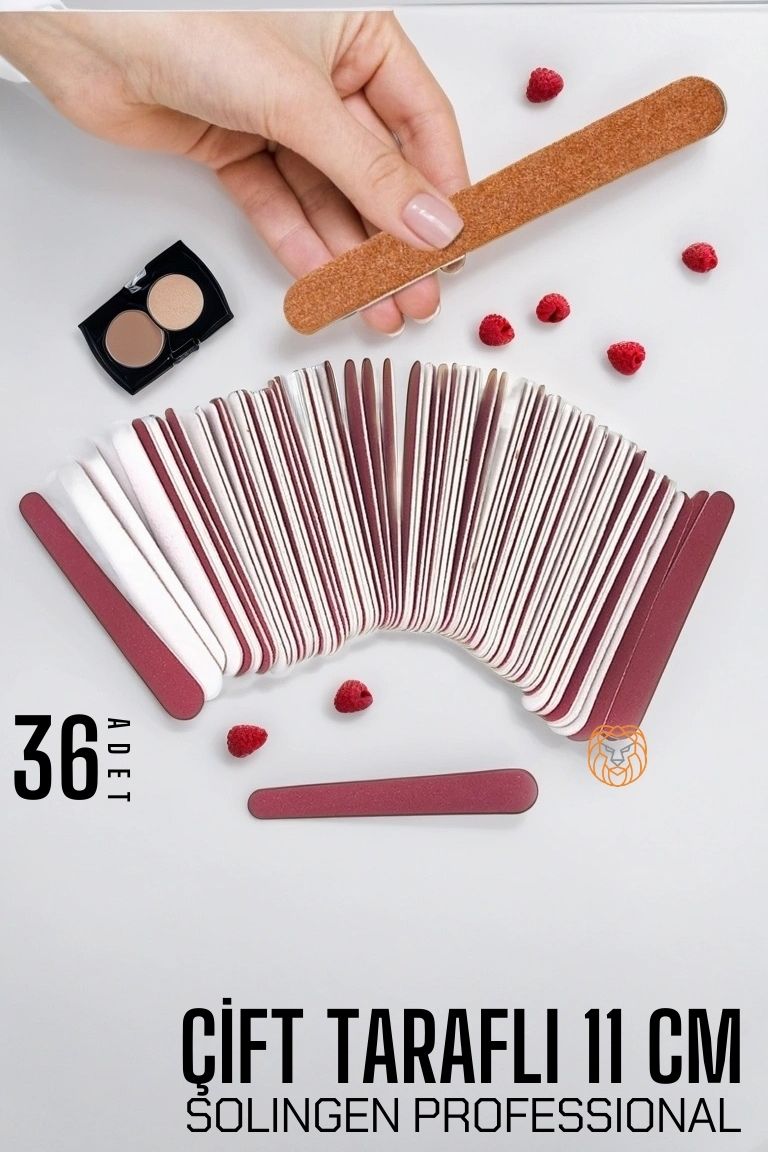 Tırnak Törpüsü Kullan-At Çift Taraflı 36 ADET Solingen Professional 