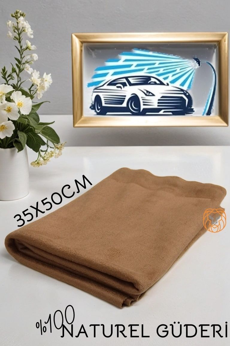 ModaCar Doğal Güderi Bez 50X35 CM 