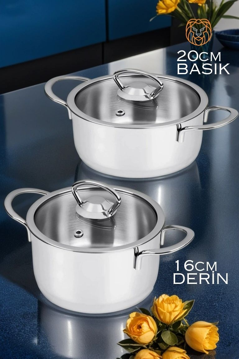 Derin ve Basık Tencere Seti 