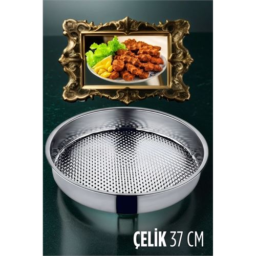 ModaCar Çiğköfte Tepsisi Çelik 37 cm 