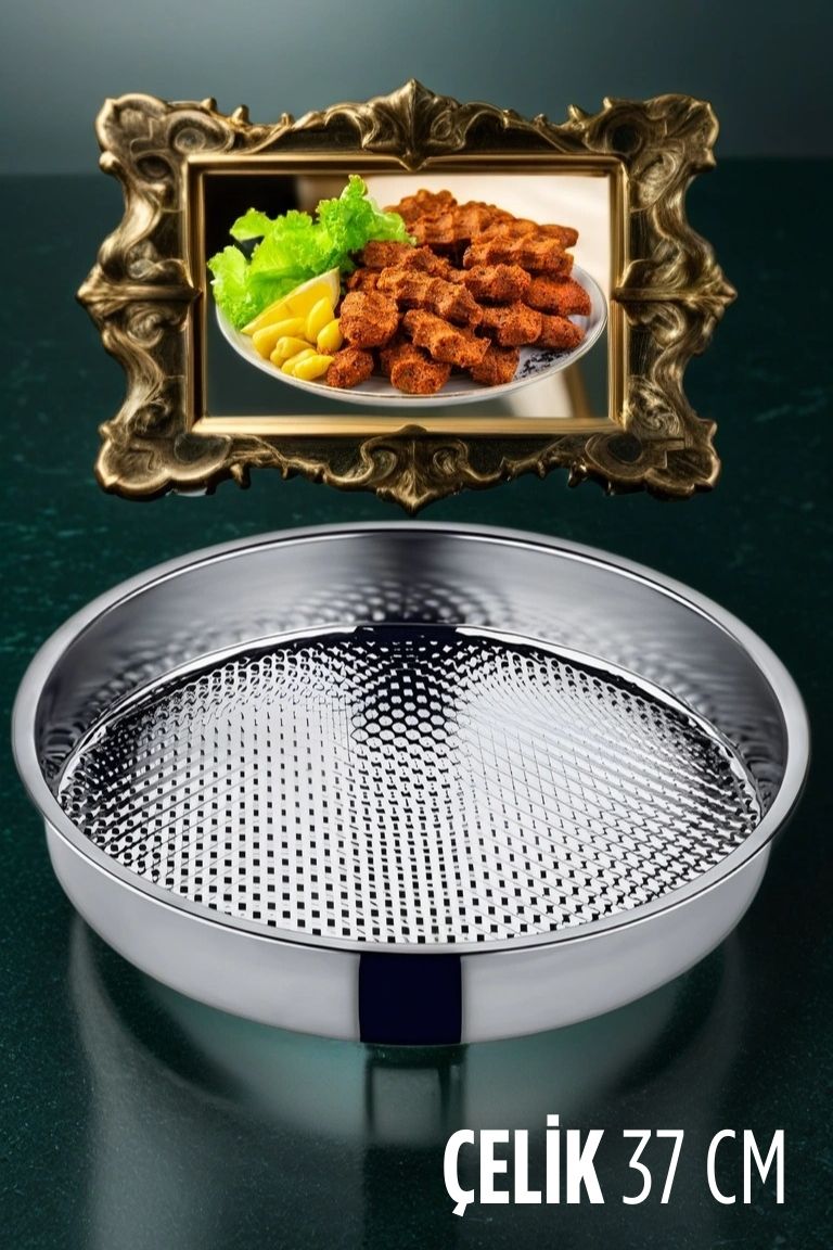 ModaCar Çiğköfte Tepsisi Çelik 37 cm 
