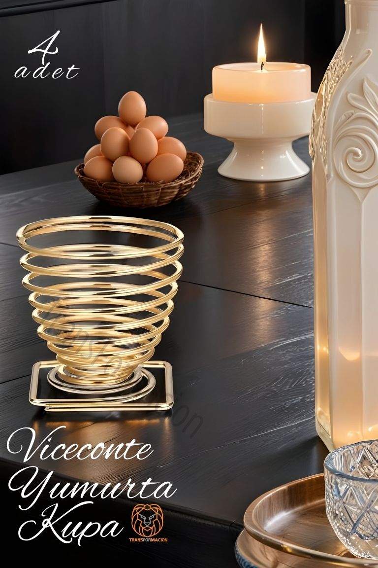 ModaCar Yumurta Kupa Tutucu 4 ADET Viceconte Design 