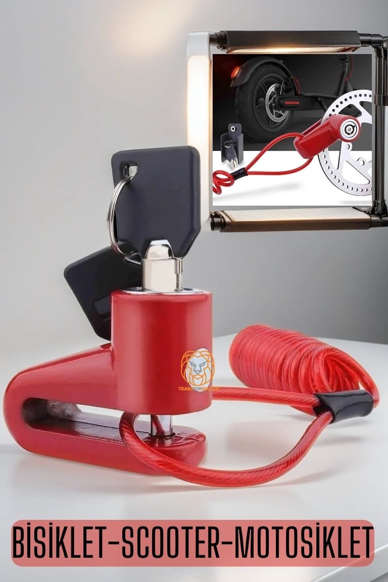 ModaCar Disk Kilidi Bisiklet Motosiklet Scooter