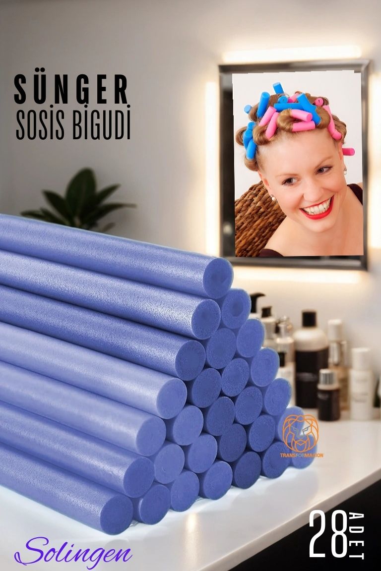ModaCar Sünger Sosis Gece Bigudisi 28 adet Solingen 