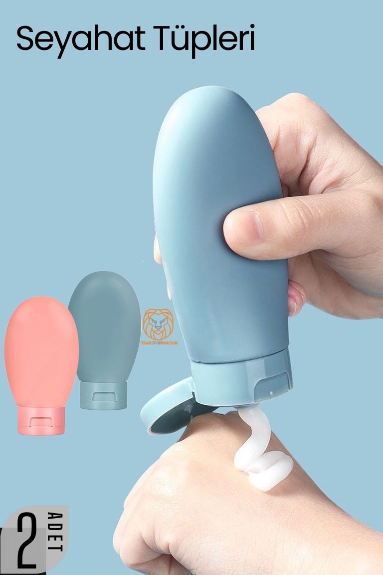 ModaCar Doldurulabilir Krem Şampuan Tüpü 2 ADET 