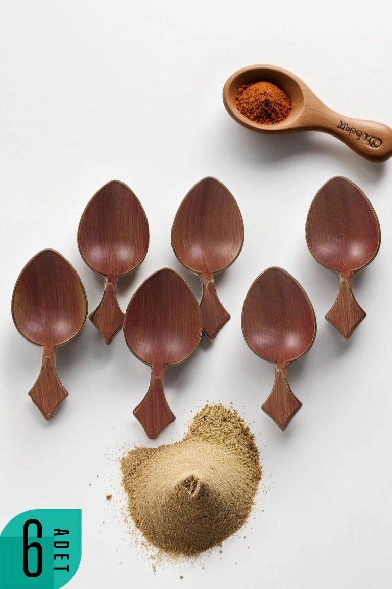 ModaCar Baharat Ölçü Kaşığı 6 ADET 