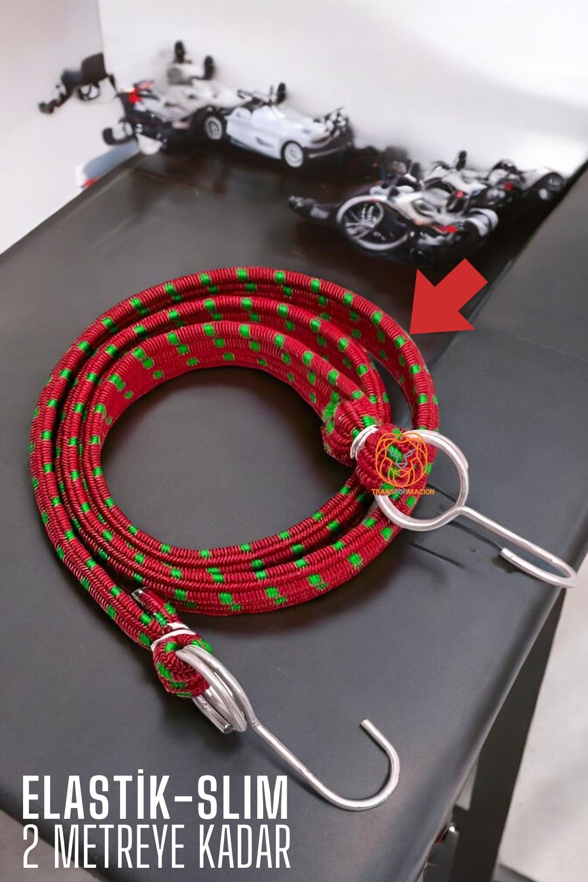 ModaCar Gergili Bagaj Lastiği 2 Kancalı 80 den 2 metreye 