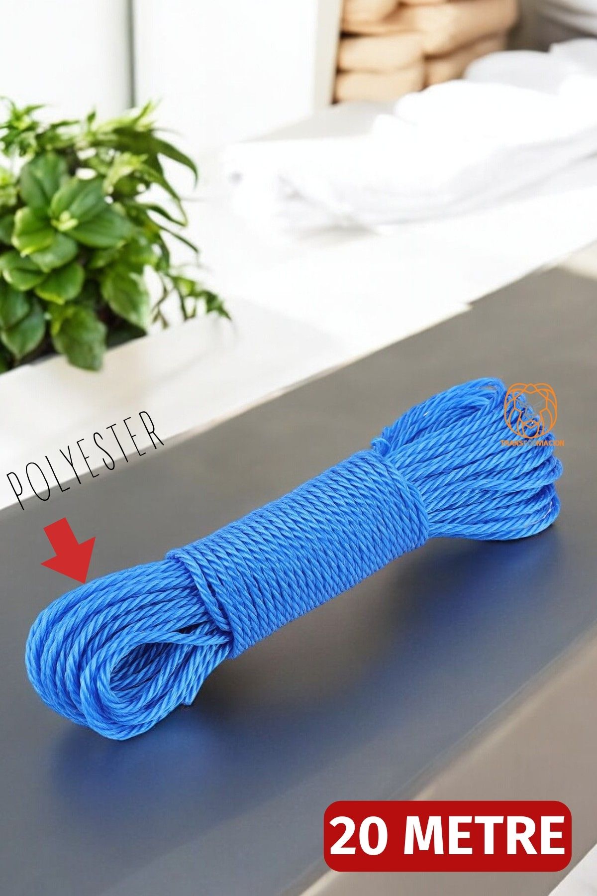 ModaCar 20 Metre Çamaşır İpi Polyester