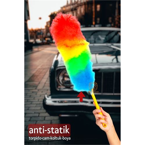ModaCar Anti-Statik Toz Alma Püskülü Torpido Koltuk Kaporta Toz Alma Püskülü 