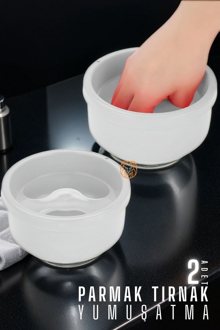 Parmak Yumuşatma 2 ADET Manikür Kasesi 