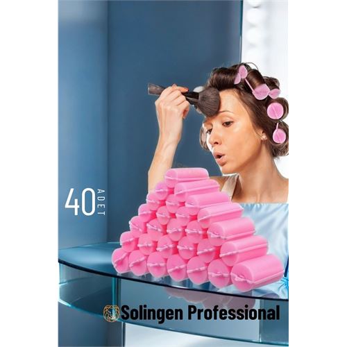 ModaCar Süngerli Gece Bigudisi 3 cm 40 Adet Solingen Professional 