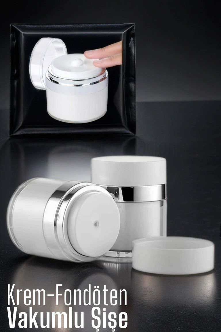 ModaCar Vakumlu Krem Şişesi Tekrar Doldurulabilir
