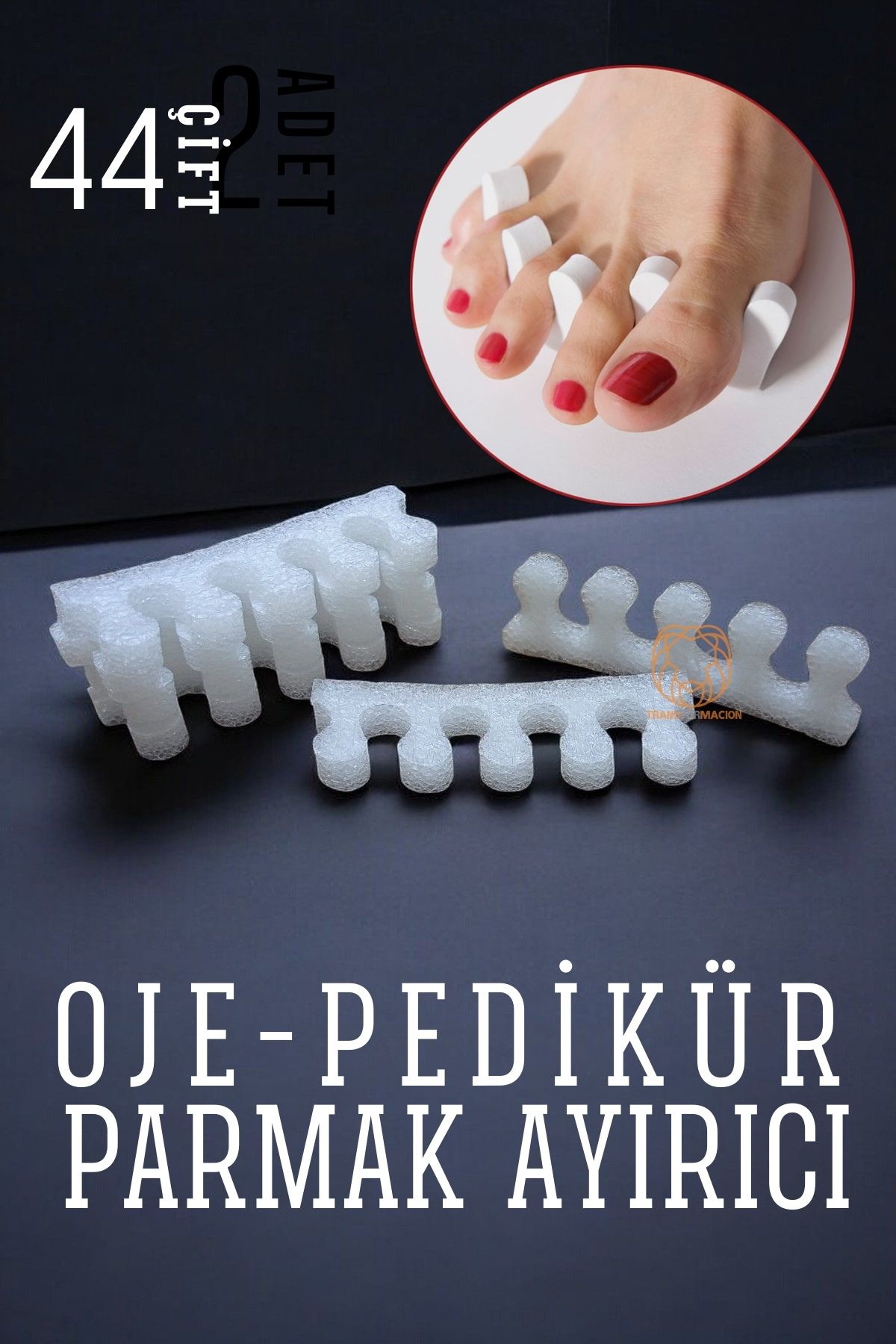 Oje Parmak Ayırıcı Pedikür Süngeri 10 Çift 722281