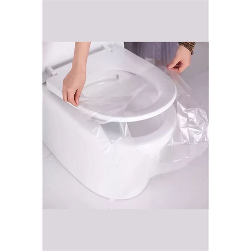 TransForMacion Klozet Kapağı Kılıfı Hijyenik Seyahat Tek Kullanımlık Klozet WC Örtüsü 50 ADET 720809