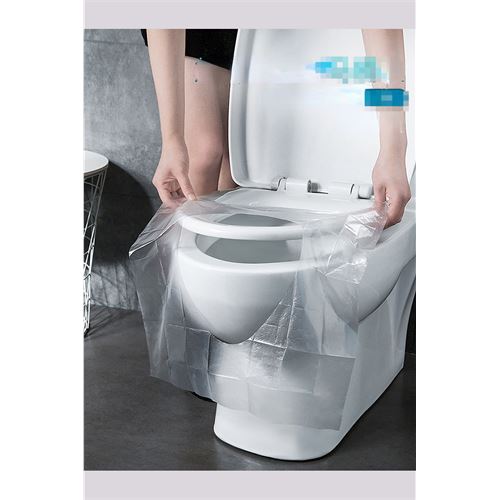 TransForMacion Klozet Kapağı Kılıfı Hijyenik Seyahat Tek Kullanımlık Klozet WC Örtüsü 50 ADET 720809