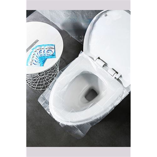 TransForMacion Klozet Kapağı Kılıfı Hijyenik Seyahat Tek Kullanımlık Klozet WC Örtüsü 50 ADET 720809