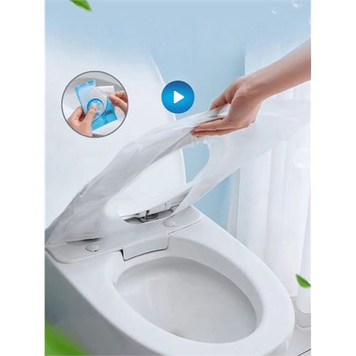 TransForMacion Klozet Kapağı Kılıfı Hijyenik Seyahat Tek Kullanımlık Klozet WC Örtüsü 50 ADET 720809