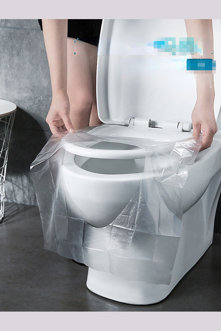 Klozet Kapağı Kılıfı Hijyenik Seyahat Tek Kullanımlık Klozet WC Örtüsü 50 ADET 720809