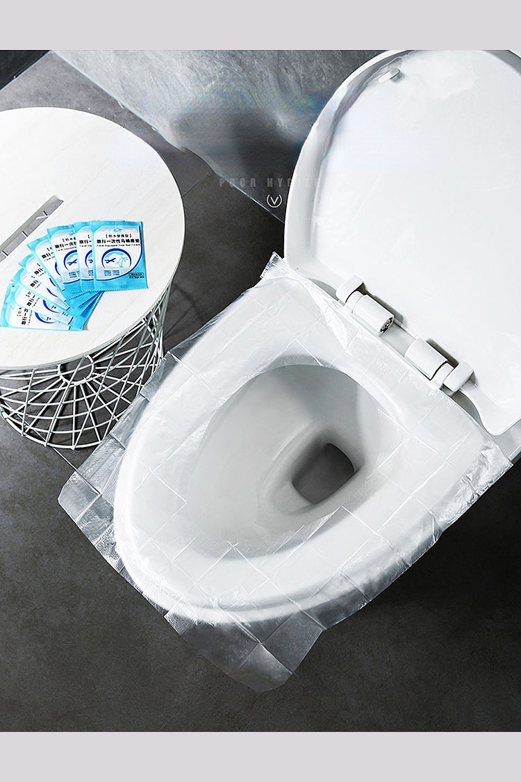Klozet Kapağı Kılıfı Hijyenik Seyahat Tek Kullanımlık Klozet WC Örtüsü 50 ADET 720809