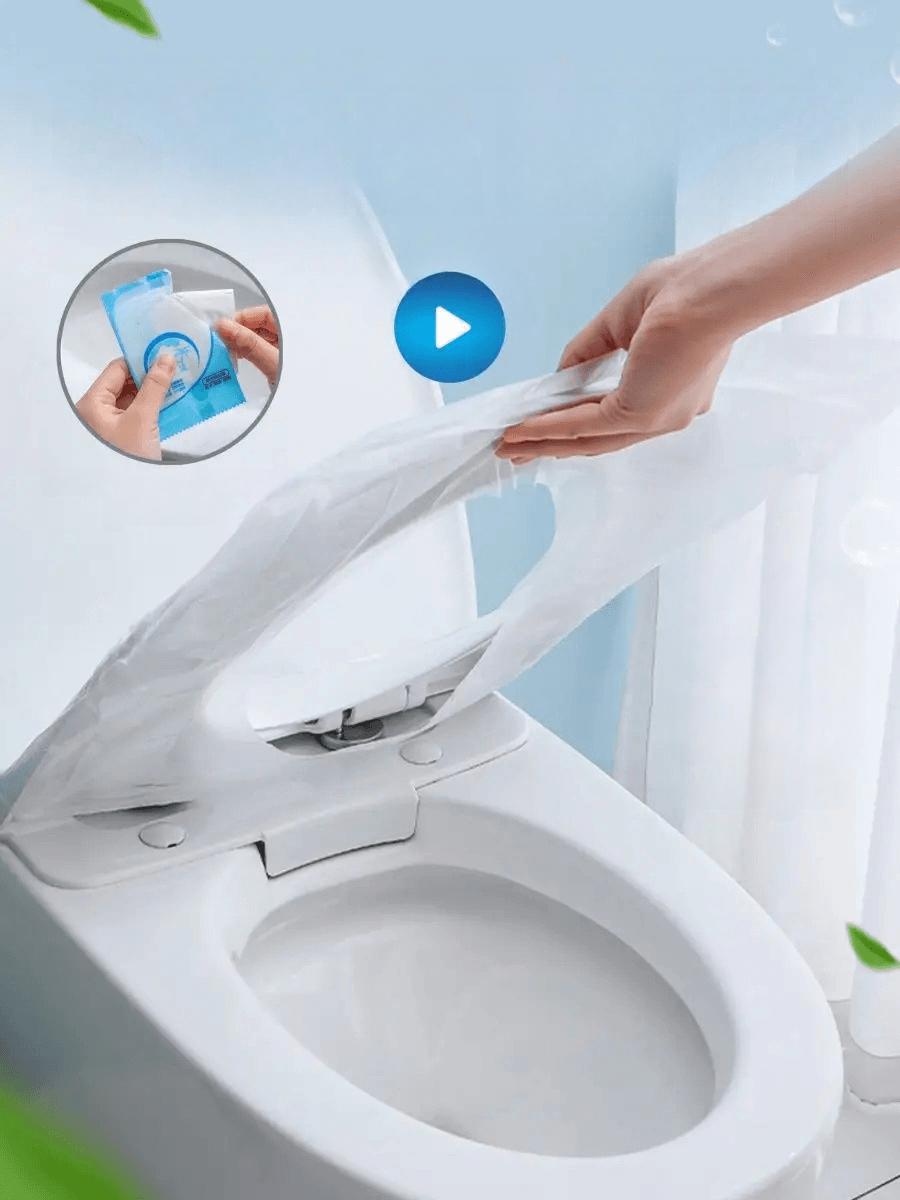 Klozet Kapağı Kılıfı Hijyenik Seyahat Tek Kullanımlık Klozet WC Örtüsü 50 ADET 720809