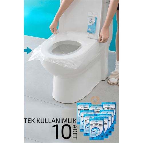 ModaCar Klozet Kapağı Kılıfı Hijyenik Tek Kullanımlık 10 ADET 
