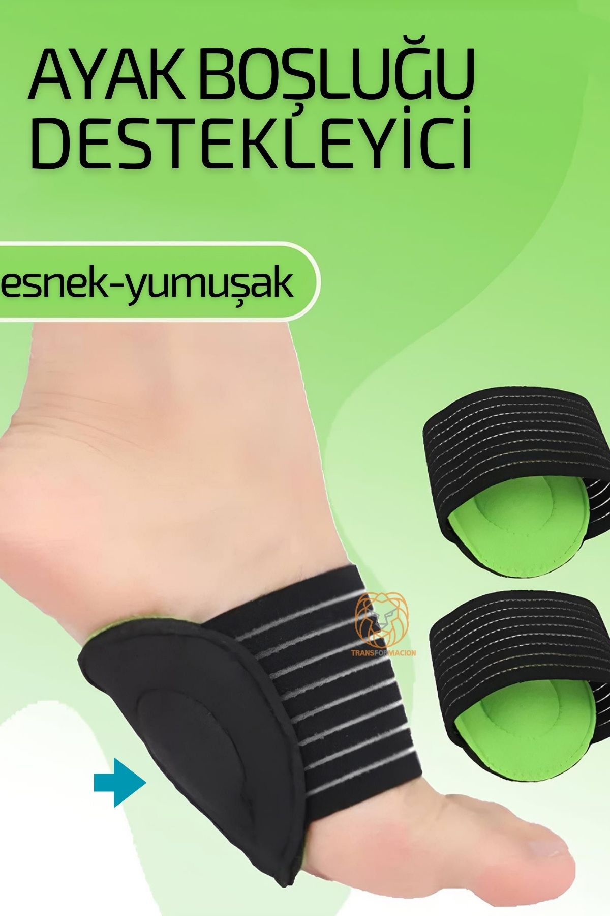 ModaCar Ayak Boşluğu Desteği Esnek Yumuşak Ayak Rahatlatıcı
