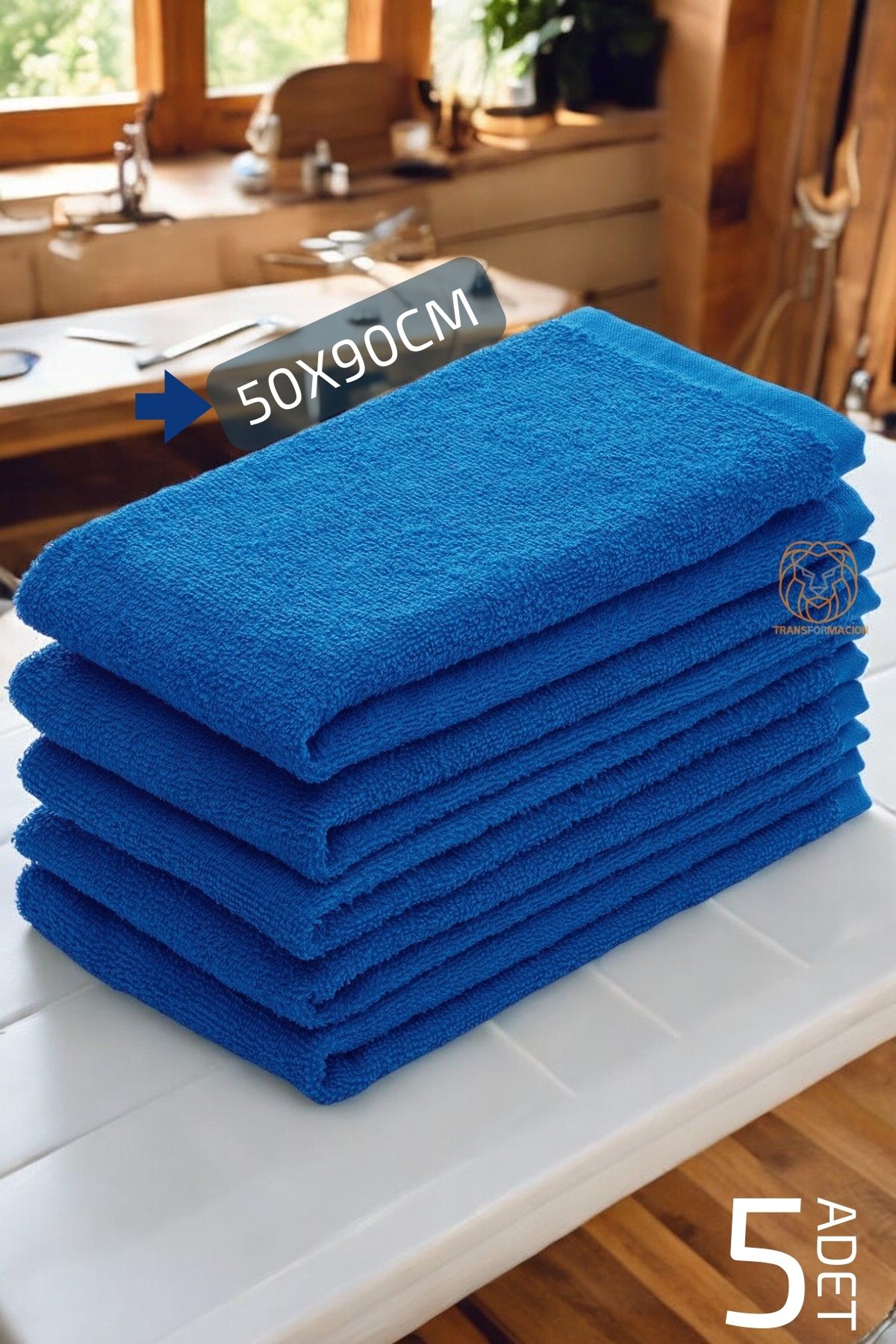 ModaCar Mikrofiber Havlu Seti 50x90cm MAVİ 