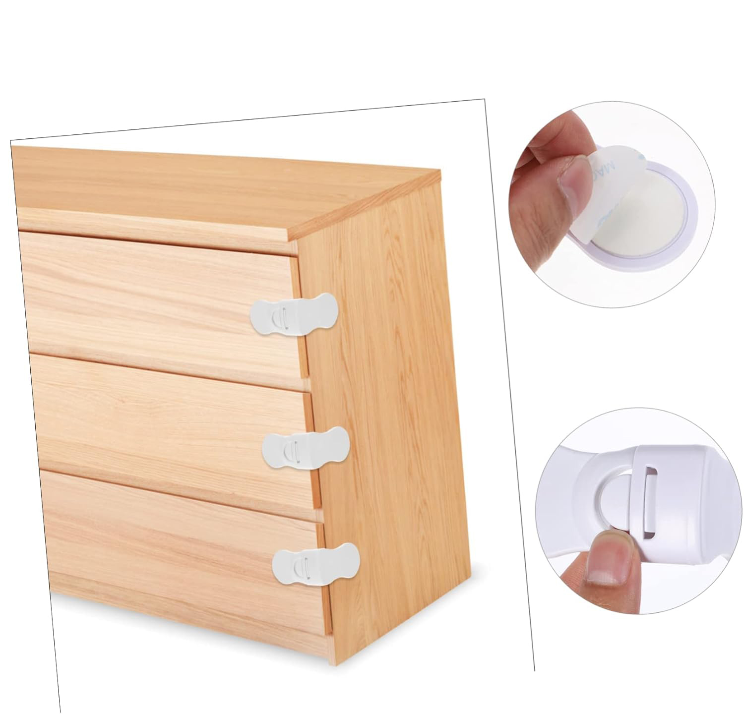 Çocuklara Dolap Güvenlik Kilidi 2 ADET 720825