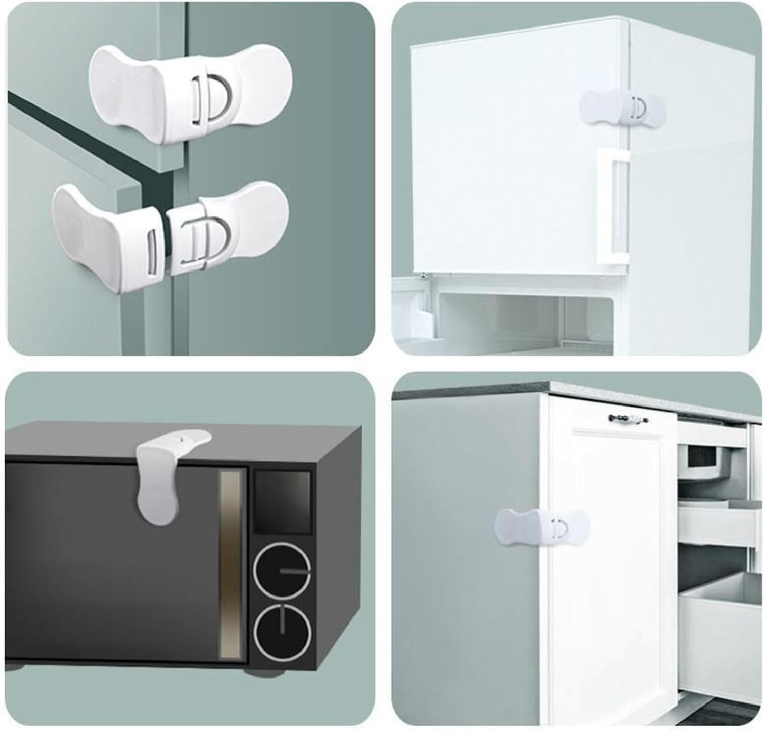 Çocuklara Dolap Güvenlik Kilidi 2 ADET 720825