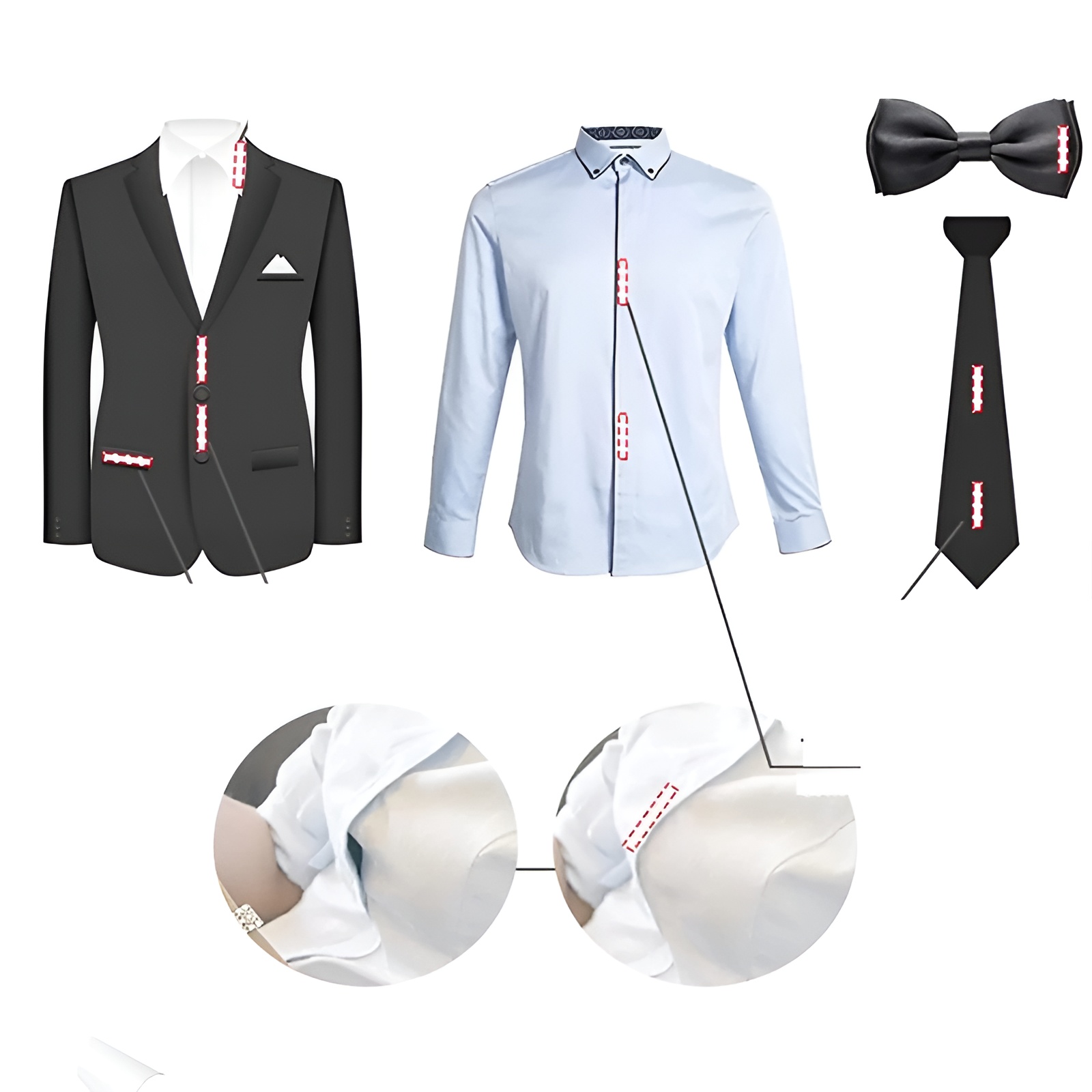 İç Giyim Bandı Çift Taraflı Yapışkanlı Su Geçirmez 36 ADET 720406	